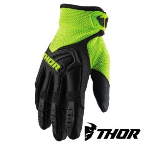 Guanti Cross Thor SPECTRUM - Nero Giallo Fluo Acido