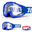 100% Maschera THE ACCURI OTG Reflex Blue - Lente Trasparente
