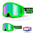 100% Maschera THE STRATA Crafty Lime - Lente Verde Specchio