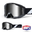 100% Maschera THE STRATA JUNIOR Goliath - Lente Argento Specchio