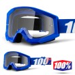 100% Maschera THE STRATA Nation - Lente Trasparente