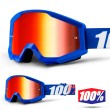 100% Maschera THE STRATA JUNIOR Nation - Lente Rosso Specchio