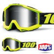 Maschera Cross 100% THE ACCURI Tresse - Lente Argento Specchio