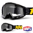 Maschera Cross 100% THE ACCURI Pistol - Lente Trasparente
