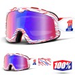 Maschera THE BARSTOW Death Spray Customs - Lente Rosso/Blu Specchio