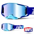Maschera Cross 100% ARMEGA Royal - Lente Blu Specchio