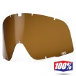 100% Lente Dalloz Maschere Barstow - Bronzo