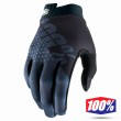 Guanti Cross 100% iTRACK - Nero Carbone