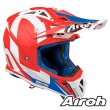 Casco Motocross Airoh AVIATOR 2.3 AMS2 Bigger - Rosso Opaco