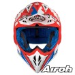 Casco Motocross Airoh AVIATOR 2.3 AMS2 Bigger - Rosso Opaco