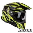 Casco Crossover Airoh COMMANDER Carbon - Giallo