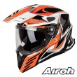 Casco Crossover Airoh COMMANDER Carbon - Arancione