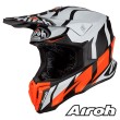 Casco Motocross Airoh TWIST Great - Arancione Opaco