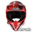 Casco Motocross Airoh TWIST Great - Rosso Opaco