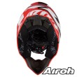 Casco Motocross Airoh TWIST Great - Rosso Opaco