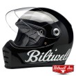 Casco Integrale Biltwell LANE SPLITTER Factory - Nero Lucido