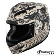 Casco Integrale Icon AIRMADA Scrawl - Bianco