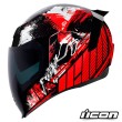 Casco Integrale Icon AIRFLITE Stim - Rosso