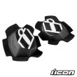 Slider Ginocchia Icon REPLACEMENT Kneepuck - Nero Bianco