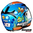 Casco Integrale Nolan N60-5 Gemini Replica Marco Melandri Aquarium 39 - Metal Pearl Blue