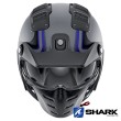 Casco Jet Shark X-DRAK Hister Mat - Antracite Nero Blu