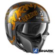 Casco Jet Shark S-DRAK CARBON Freestyle Cup - Nero Oro