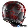 Casco Jet Shark S-DRAK CARBON Freestyle Cup - Nero Rosso