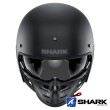 Casco Jet Shark S-DRAK Blank Mat - Nero