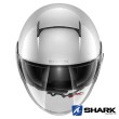 Casco Jet Shark NANO CRYSTAL White Pearl - Bianco