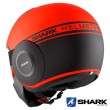 Casco Jet Shark STREET-DRAK Street-Neon Mat - Arancione Nero
