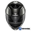 Casco Integrale Shark SPARTAN CARBON Priona - Nero Antracite Argento