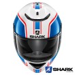Casco Integrale Shark SPARTAN Priona - Bianco Blu Rosso