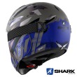 Casco Integrale Shark VANCORE 2 Kanhji Mat - Antracite Nero Blu
