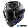 Casco Integrale Shark VANCORE 2 Kanhji Mat - Antracite Nero Blu