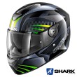 Casco Integrale Shark D-SKWAL Mercurium - Nero Antracite Verde