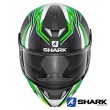 Casco Integrale Shark SKWAL 2 Replica Sykes Mat - Nero Verde Bianco