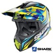 Casco Cross Shark VARIAL Replica Tixier - Nero Blu Giallo