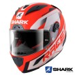 Casco Integrale Shark RACE-R PRO Sauer Mat - Rosso Nero Bianco