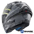 Casco Apribile Shark EVO-ONE 2 Skuld Mat - Antracite Giallo Nero