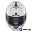 Casco Apribile Shark EVO-ONE 2 Keenser - Bianco Argento Rosso
