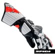Guanti Pelle Spidi CARBO TRACK REPLICA - Bianco