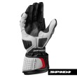 Guanti Pelle Spidi CARBO TRACK EVO - Nero Bianco