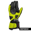 Guanti Pelle Spidi CARBO TRACK EVO - Nero Giallo Fluo