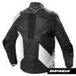 Giacca Pelle Spidi SUPER-R - Nero Bianco