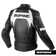 Giacca in Pelle Spidi CARBO RIDER CE - Nero Bianco