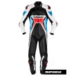 Tuta Pelle Spidi WARRIOR 2 WIND PRO - Rosso Azzurro