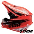 Casco Motocross Thor SECTOR WARP - Rosso Nero
