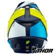 Casco Motocross Thor SECTOR BLADE - Blu Navy Giallo Acido