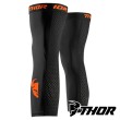 Thor COMP KNEE Sleeve - Nero Rosso Arancione
