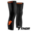 Thor COMP KNEE Sleeve - Nero Rosso Arancione